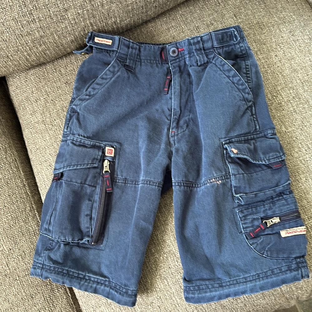 Blue Cargo Shorts for Kids